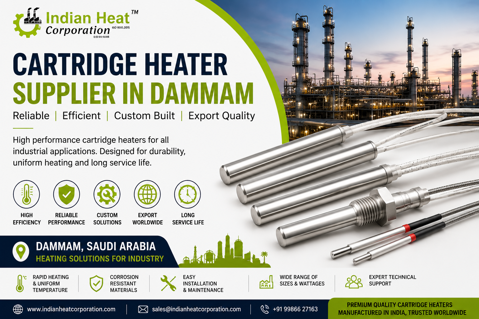 Cartridge Heater Supplier in Dammam