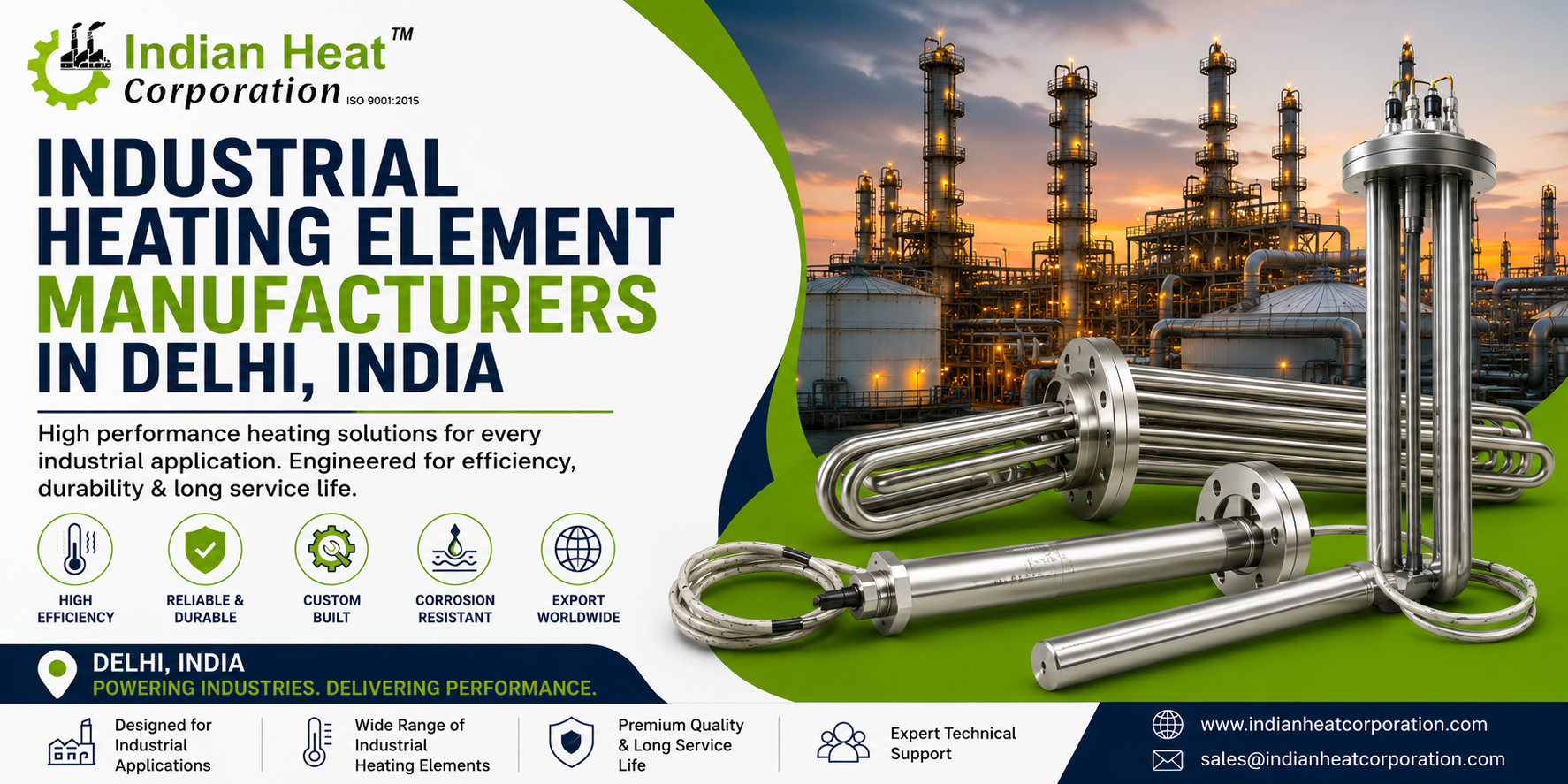 Industrial Heating Element Manufacturers in Delhi, India 