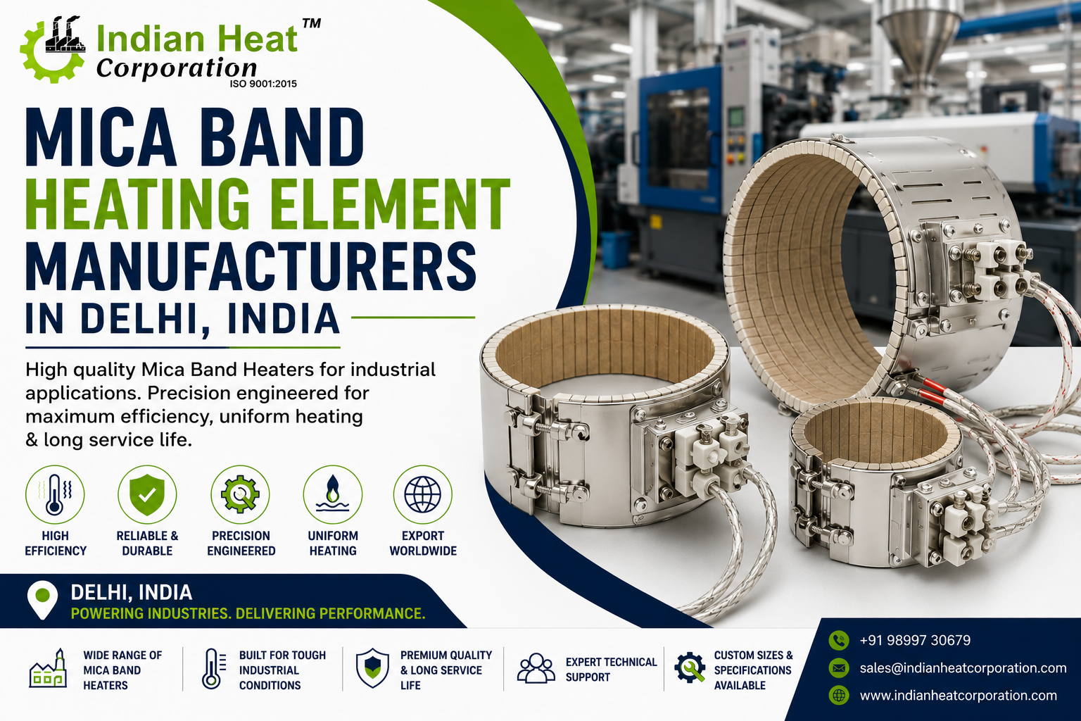 Mica Band Heating Element Manufacturer in Delhi  